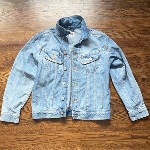 Girls Lee x H&M Denim Jean jacket size 12